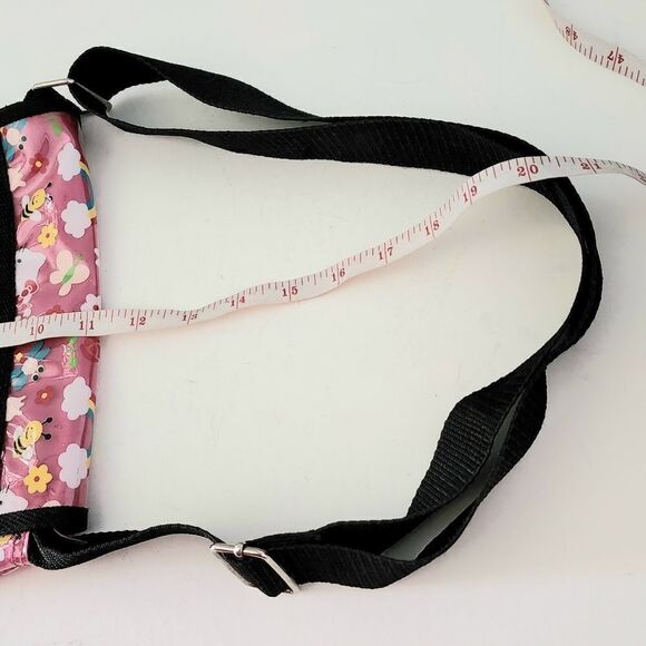 Hello Kitty Sanrio Girls Crossbody Messenger Bag Pink Rainbow Kitty - Picture 11 of 12